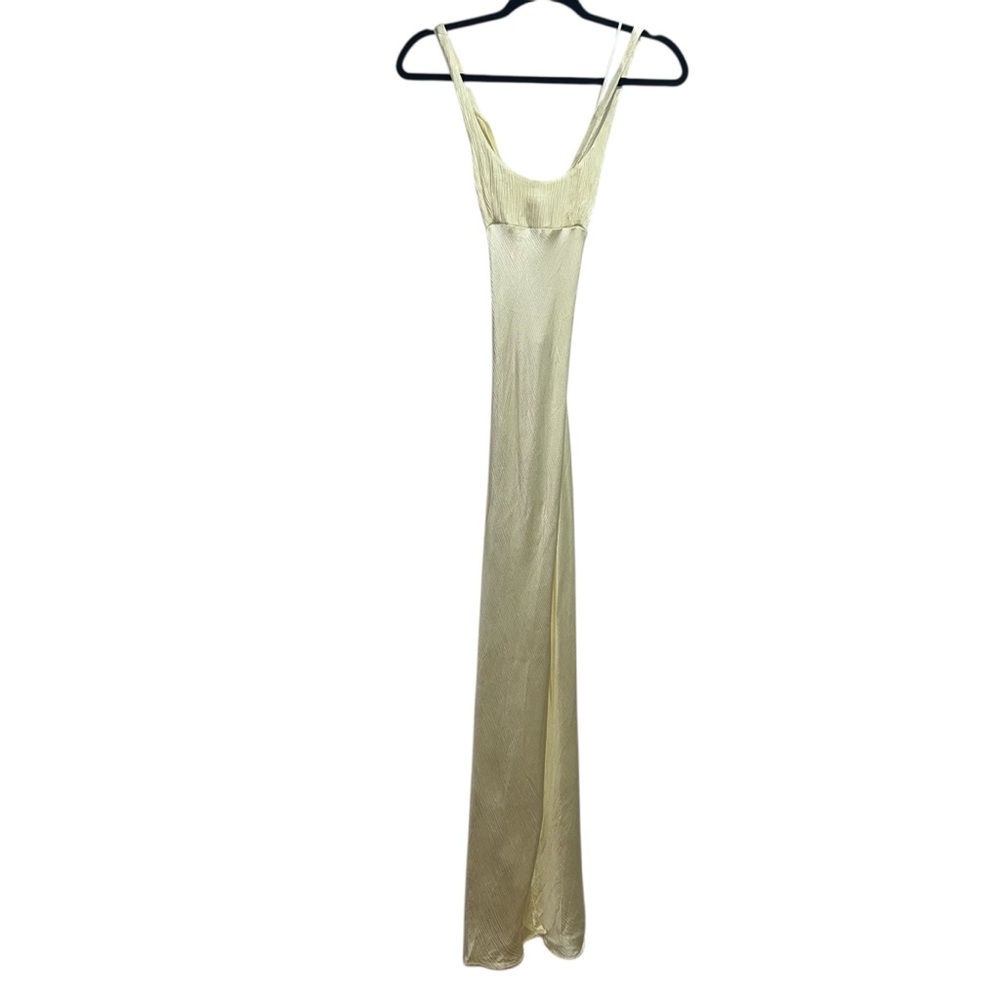 Bec + Bridge Maxina Crossover Maxi Dress In Ice Yellow - Picture 2 of 11